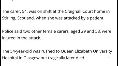Female Carer Stabbed To Death By 'Vulnerable' Patient At Supported-living Home In Stirling, Scotland