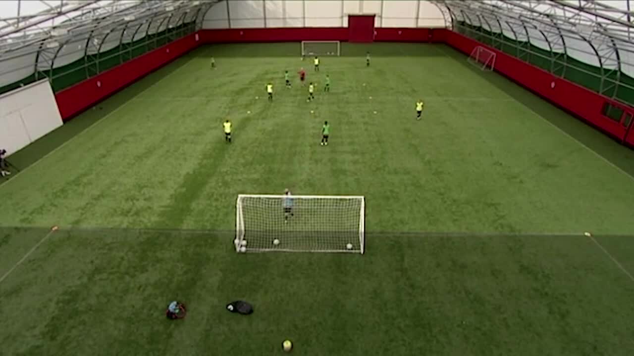 Soccer Drill for Counter Attacking