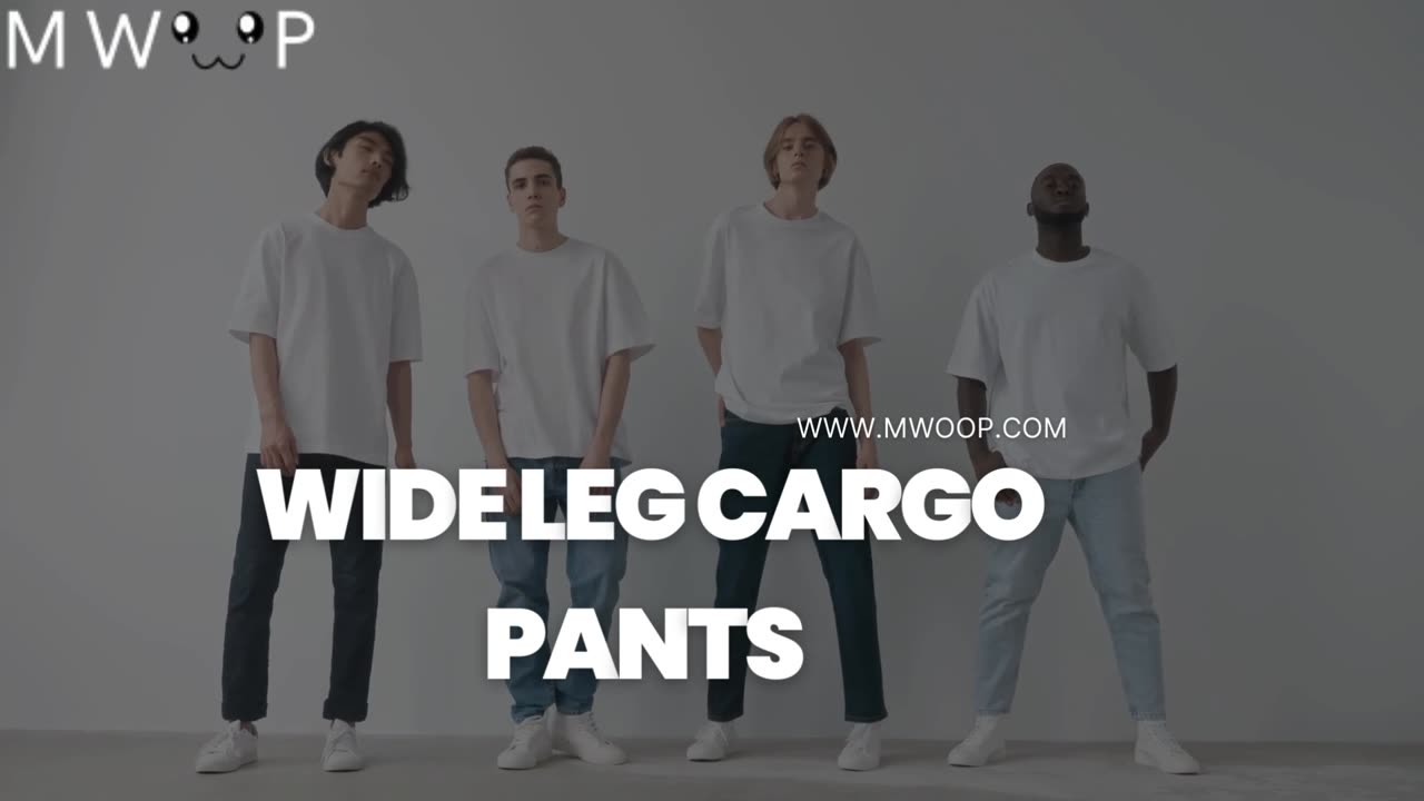 Versatile Wide Leg Cargo Pants for Men and Women