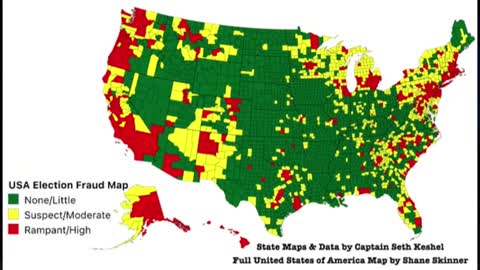 Map Shows Areas Of Potential Election Fraud In Every State