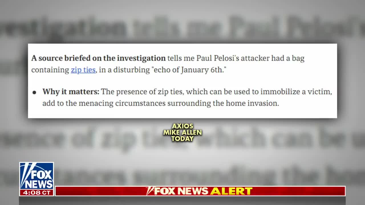 Paul Pelosi attack doesn't add up: David Webb