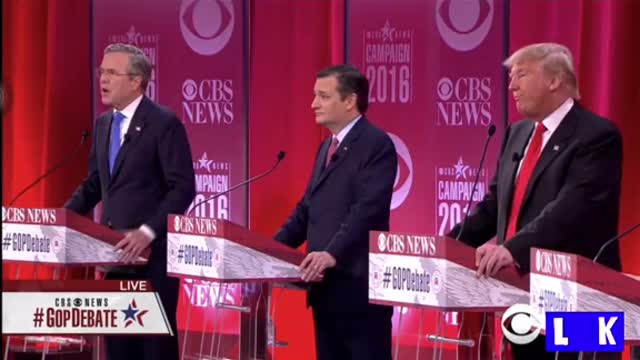 George Bush Made Trump Speechless" in Live Debate