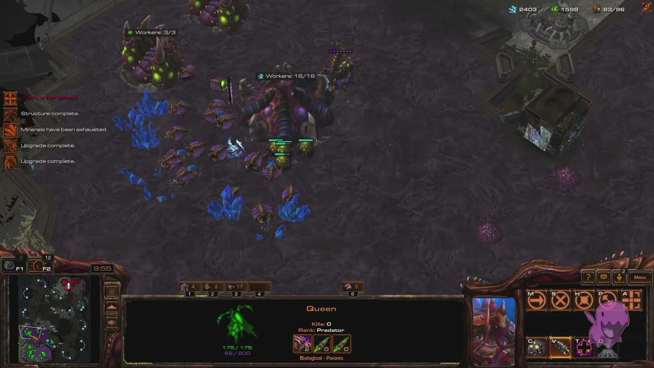 StarCraft 2 Gold League Ranked Zerg #5