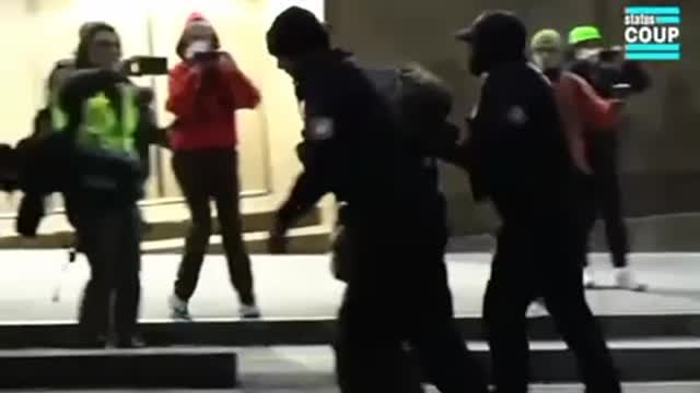 BREAKING! Multiple arrests far left extremists made by law enforcement in Atlanta, Georgia👀