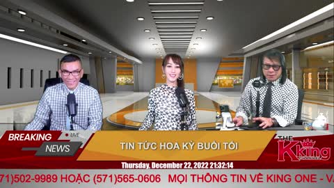 TIN TỨC HOA KỲ BUỔI TỐI - 12/22/2022 - The KING Channel