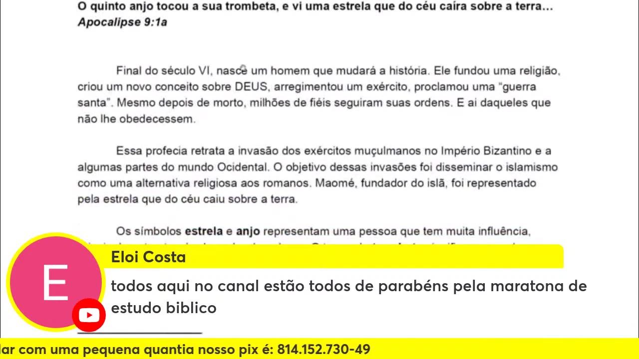 Canal Evidências - CT1MxQ_mEKA - REVELANDO O APOCALIPSE COM O CANAL DO EVANGELISTA FLÁVIO