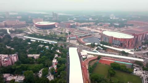 EXCLUSIVE video of the Bharat Mandapam at Delhi's Pragati Maidan which will host G20 Summit