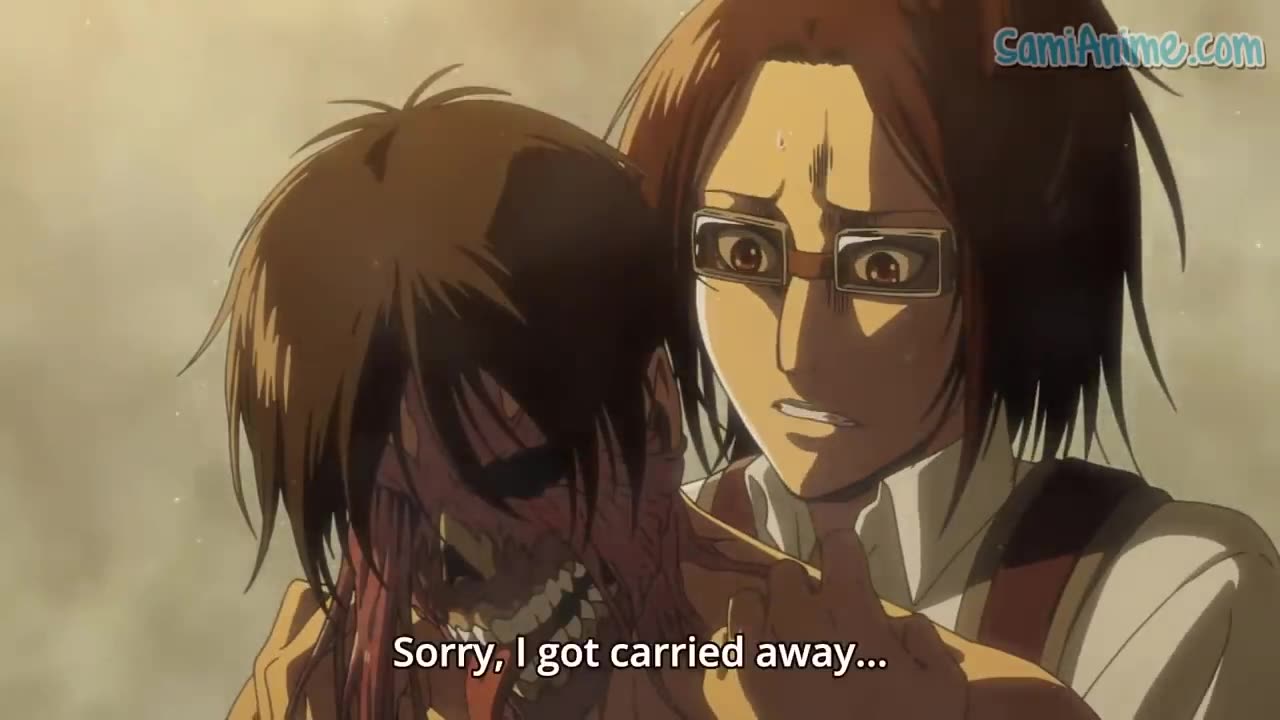 Hurry and sketch it Attack on titan season 3 clip