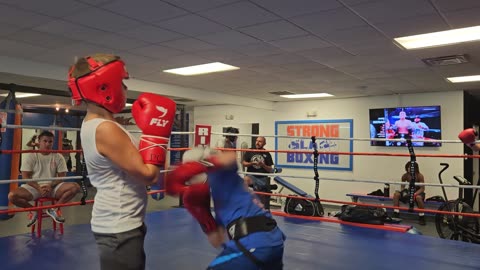 Joey sparring Patrick 3. 7/25/23