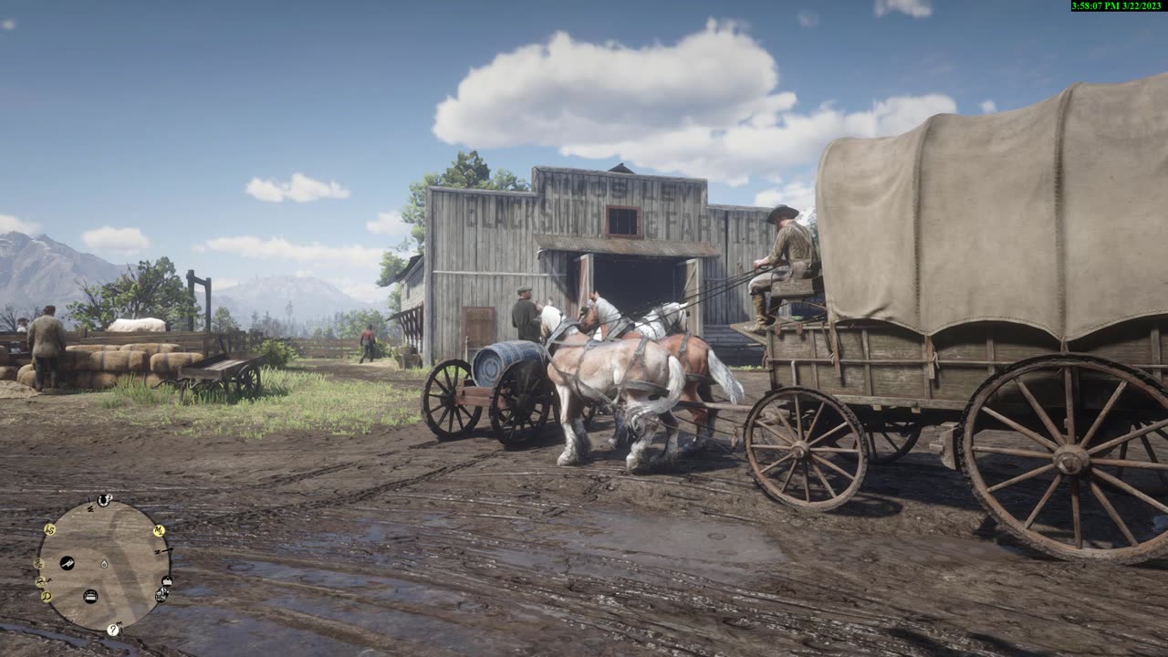 RED DEAD REDEMOTION II: Funny Traffic Jam!