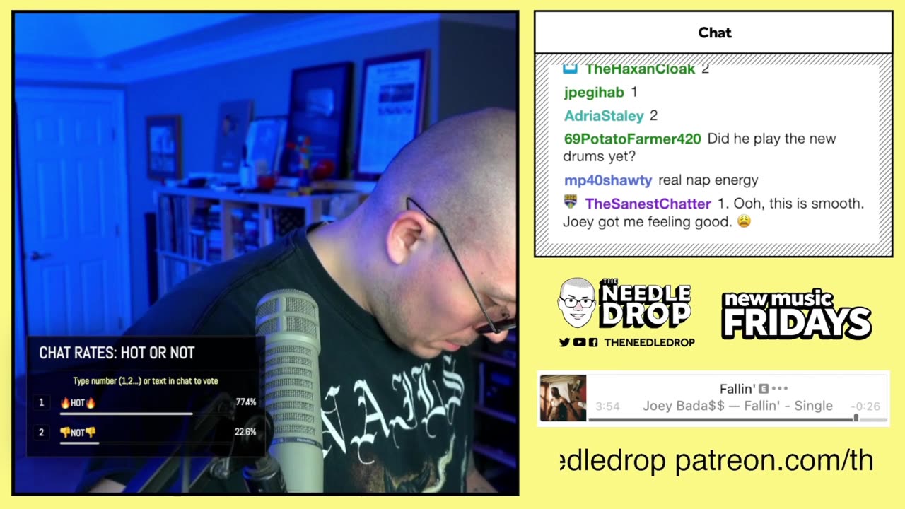 Fantano reacts to Fallin' By Joey Bada$$ (uncut)