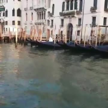 BUS STOP IN VENICE ITALY