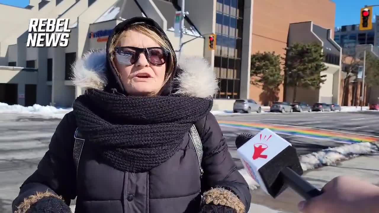 A Protester Gives an Impassioned Interview, Sharing Her Feelings About the Events in Ottawa.