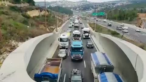 40 convoys for freedom from across Israel arrive in Jerusalem