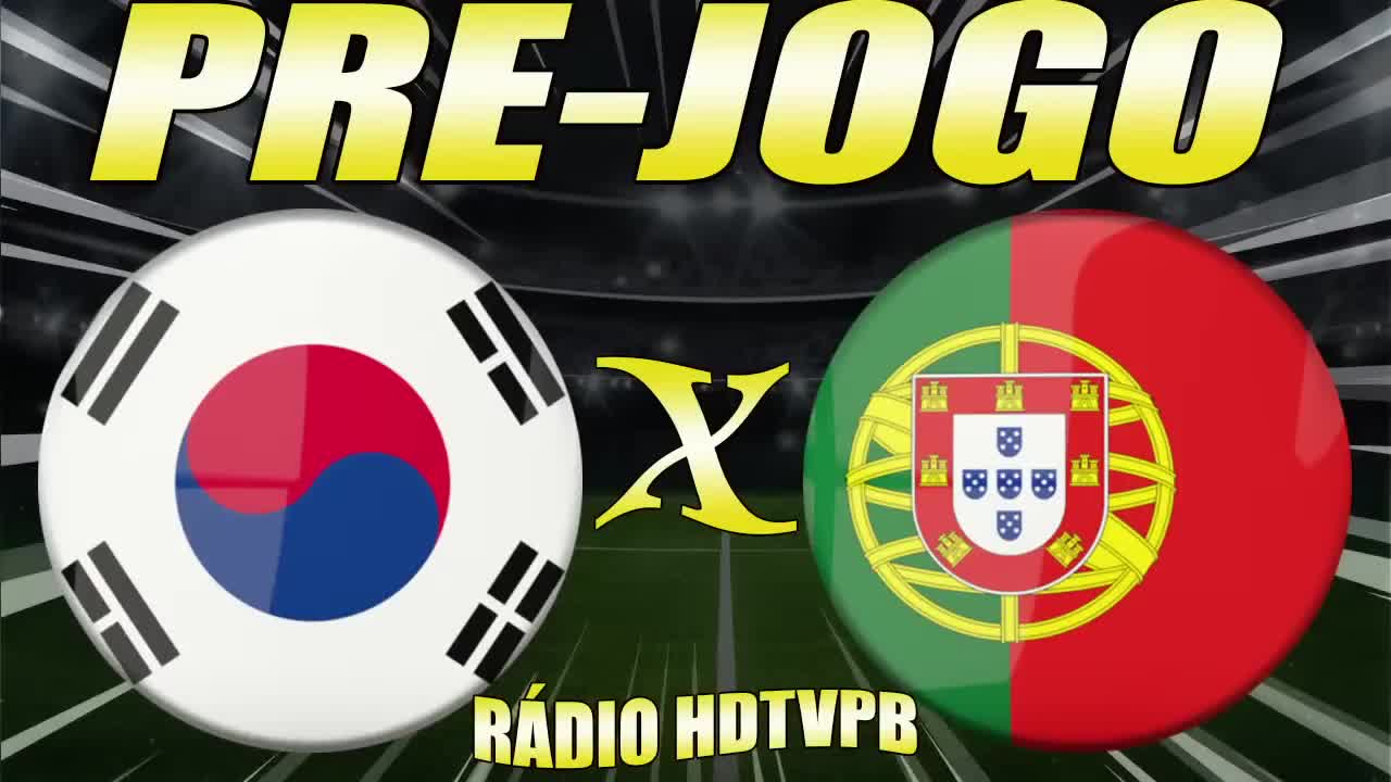 COREIA DO SUL X PORTUGAL AO VIVO - COPA DO MUNDO 2022 - NARRAÇÃO