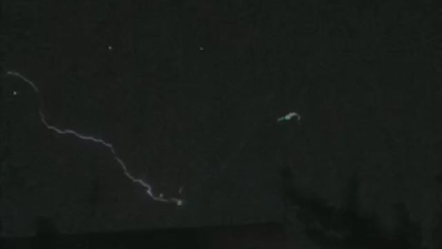 Flash of lightning