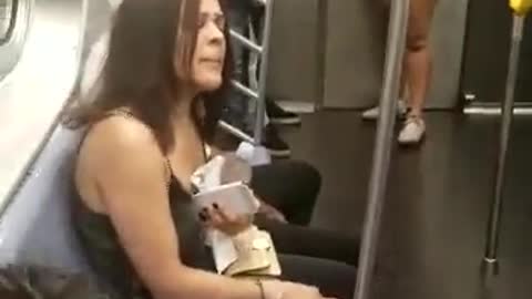 Just another day on NYC Subway