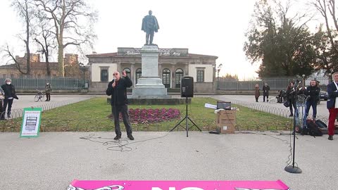 2022-02-05/10 - 20° evento, salita Caffè delle Mura, Lucca. Intervento di Claudio, dal pubblico.