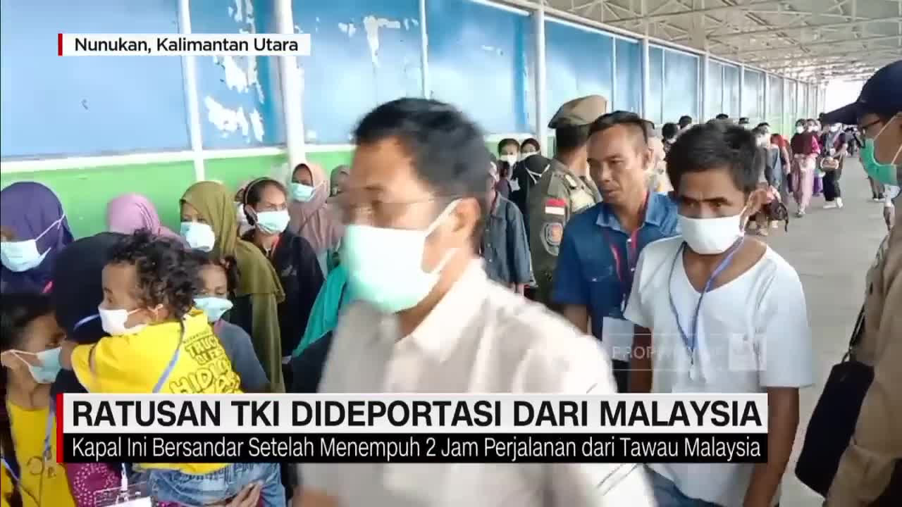 Ratusan TKI Dideportasi dari Tawau Malaysia Karena Tak Memiliki Paspor