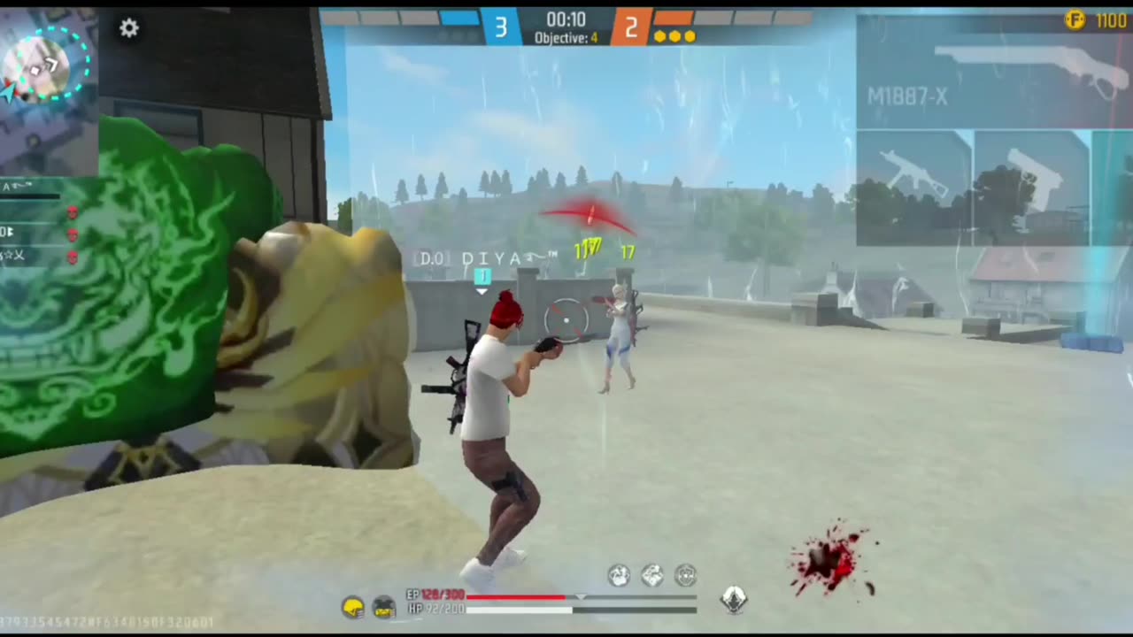 Free Fire 1vs4 vedio