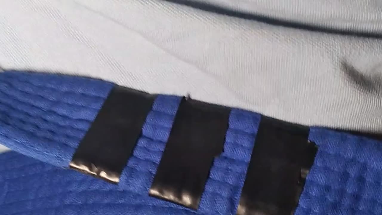 3rd STRIPE on blue belt for Matty/ Matt Ahn Talk Show