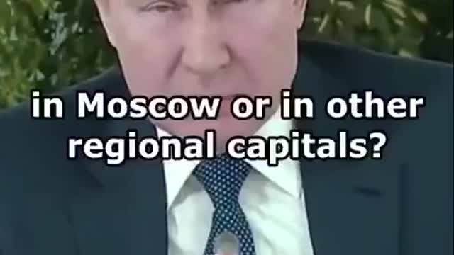 Putin looks very healthy and sharp as he describes the Nazi situation in ukraine