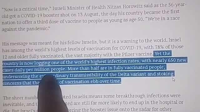 Israel is having a VAXXED Pandemic!