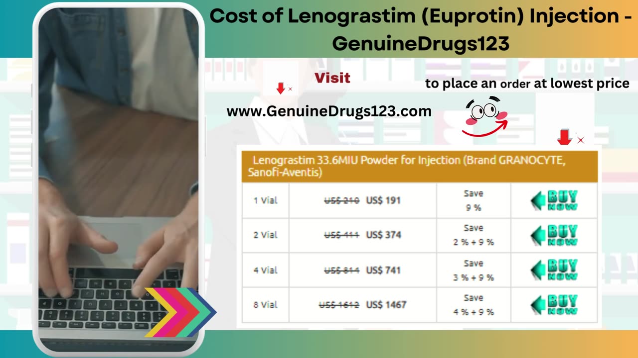 Cost of Lenograstim (Euprotin) Injection - GenuineDrugs123