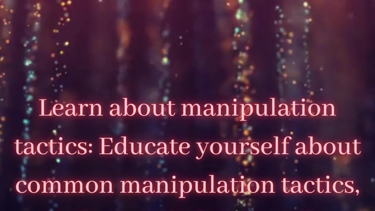 Defense against manipulation