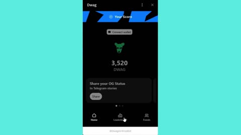 new mining mini app bot telegram dwag