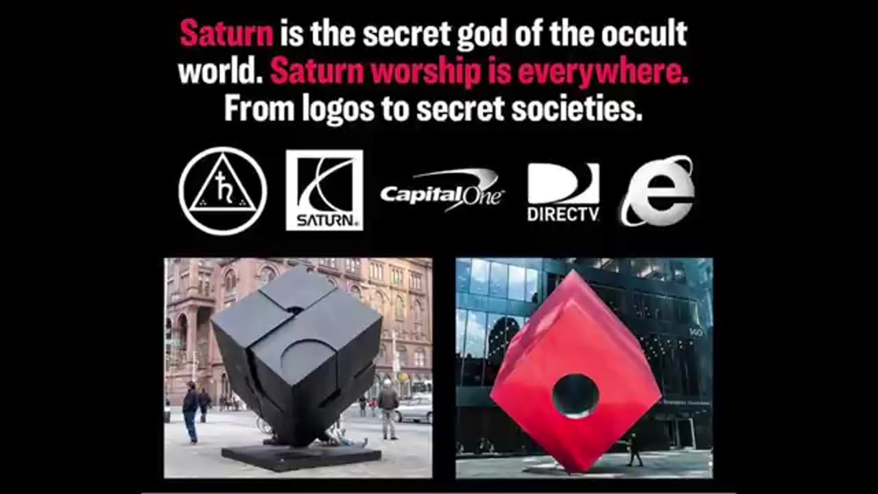 The Saturn - Black Cube Matrix 👁