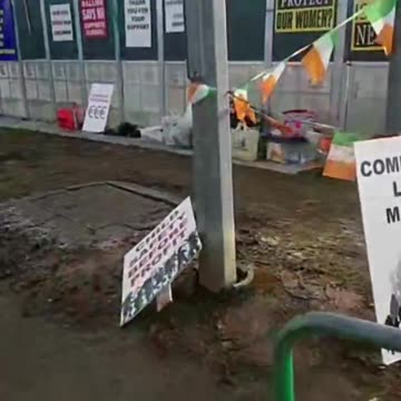 🚨Athlone update🚨 The locals were moved by gardai and their camp was