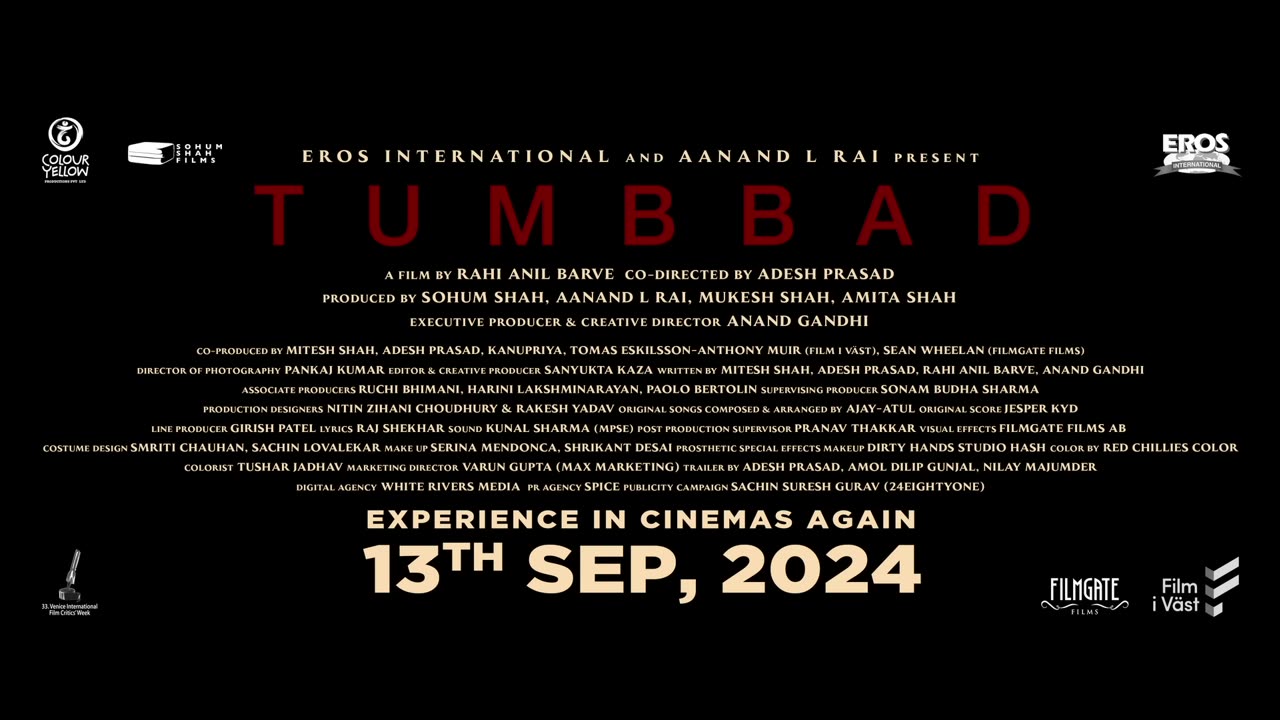 Tumbbad Re-Release | Official Trailer | Sohum Shah, Aanand L Rai | 13th Sept