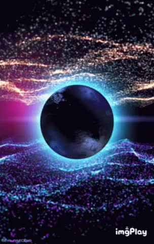 Dark Planet Gif! 🌎
