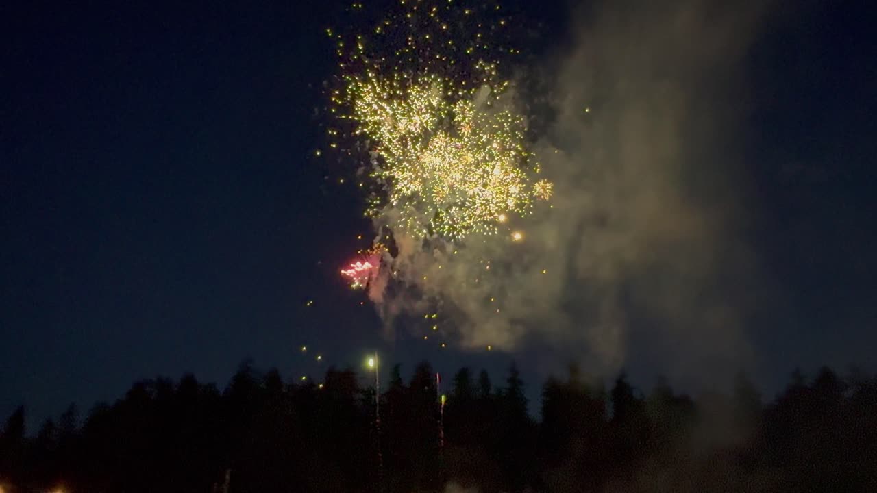 Central Park Vancouver Canaday Day Fireworks