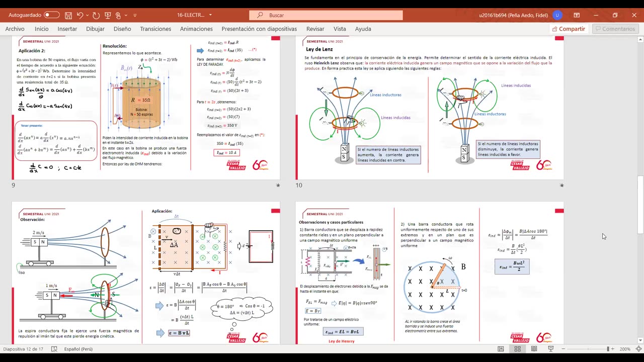 SEMESTRAL VALLEJO 2021 | Semana 16 | Física