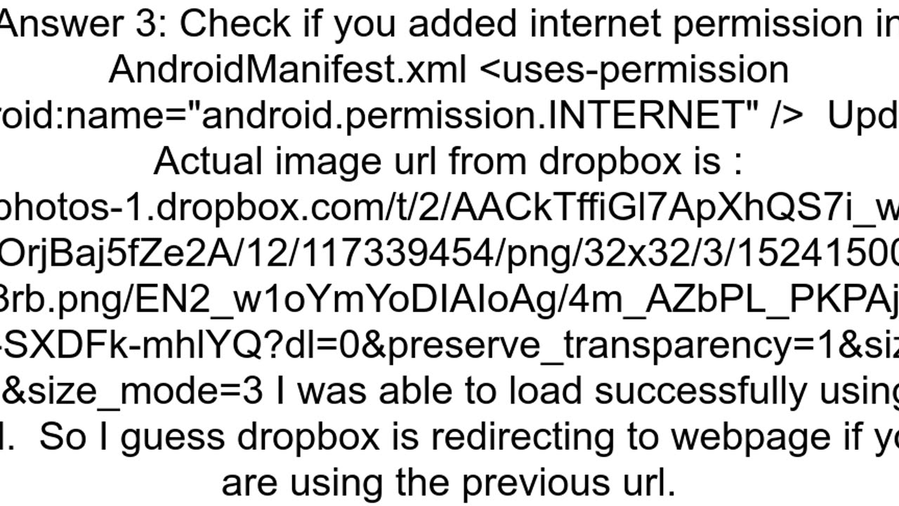 Glide fails to load resources when trying to load an image from a URL