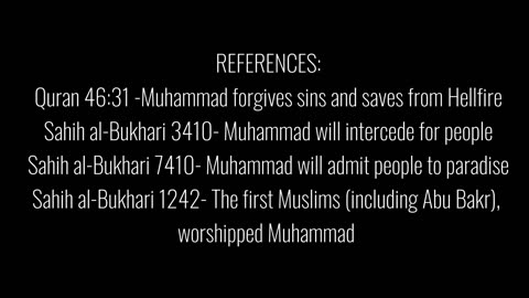 Irrefutable proof that Muhammad is Allah.