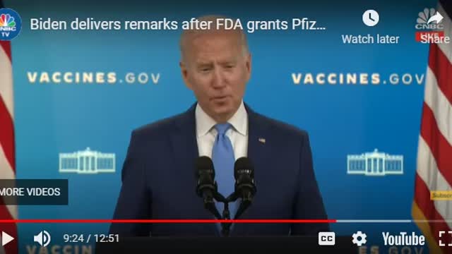 Puppet President wants vaccines to be mandatory