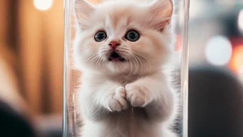 Cute tiny kitten 🐈