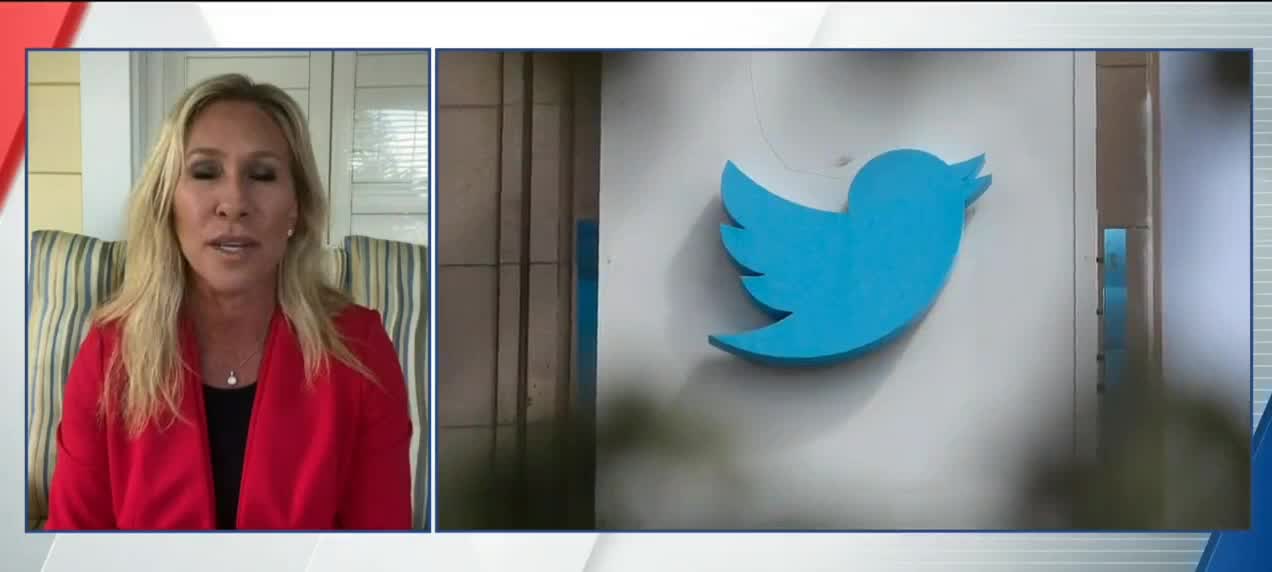 Marjorie Taylor Greene Republicans Should leave Twitter Keeping 'DUCK TAPE' on our mouths