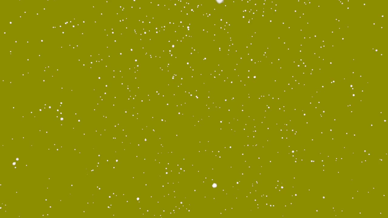 Snowflakes Falling on Green Screen Motion Background