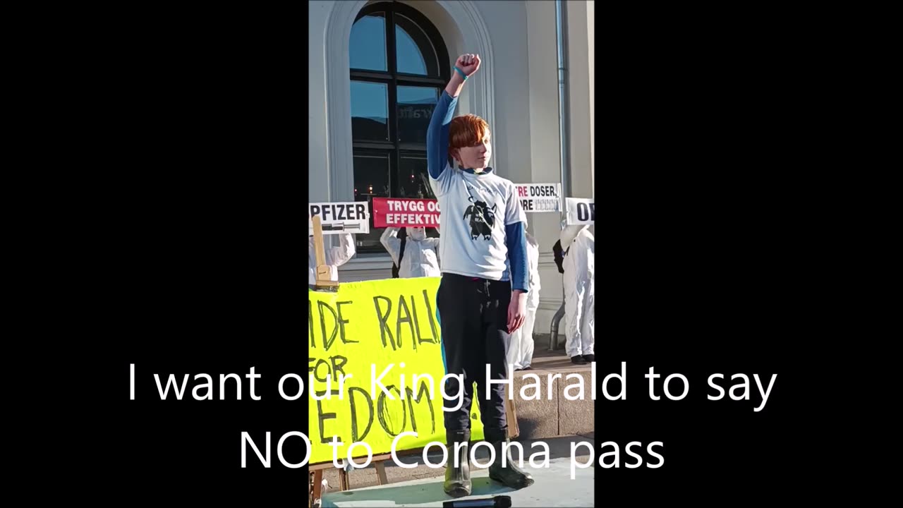 IT's Cool to say NO at WORLD WIDE RALLY FOR FREEDOM, Oslo 18.02.2023