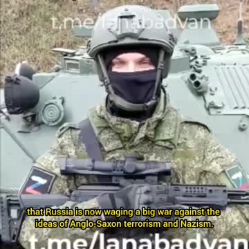 Russian soldier shares message with Muslim and Arab world