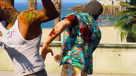 GTA V_ FRANKLIN SAVING DOLFIN FROM MICHAEL _ _shorts _gtav _viral(1080P_60FPS)