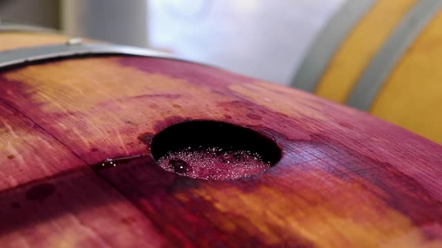 Racking Red Wine - Part of the Process - Behind the Scenes at Bartholomew Winery in Kennewick Wa, US