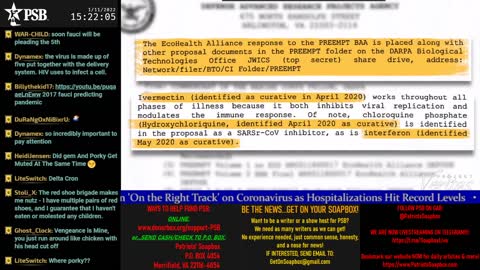 2022-01-11 15:00 EST - The Common Sense Show: Guest: Mike Miller @3:30p EST with Derek