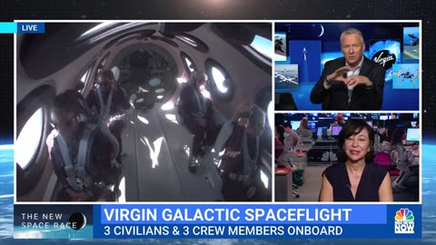 Watch: Virgin Galactic launches first spaceflight with tourists