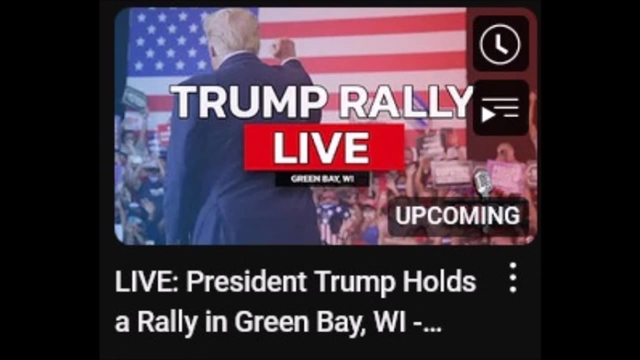 LIVE: President Trump Holds a Rally in Green Bay, WI - 10/30/24