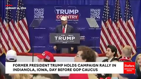 Trump Takes Center Stage - BREAKING NEWS in Iowa